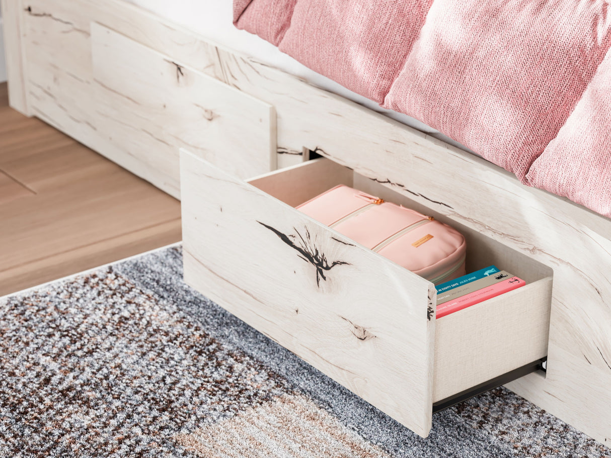 Lawroy - Panel Bed With Storage