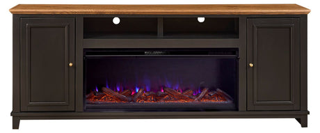 Sophia - 82" Console w/ 2 Doors - Black