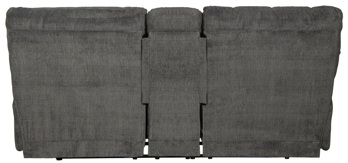 Ashland - Power Lay Flat Reclining Console Loveseat