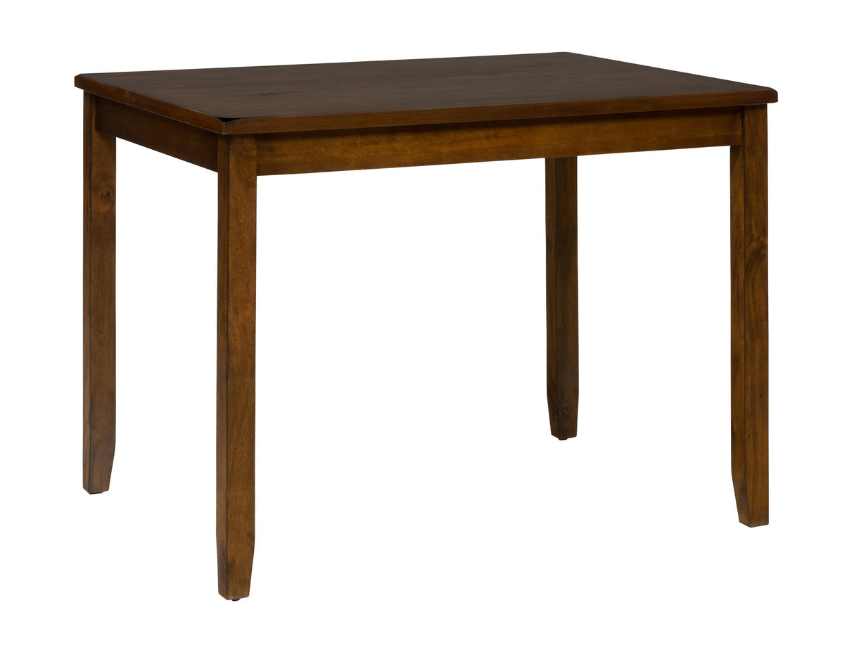 Rustic Brown - Plantation Counter 5 Piece Dining Set - Light Brown / Dark Brown