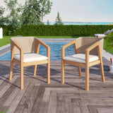 Patio Dining Chair (Set of 2) - Light Teak