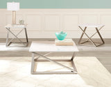 Zurich - 3 Piece Occasional Table Set - White