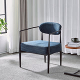 Modern Upholstered Accent Armchair With Pocket Spring Seat