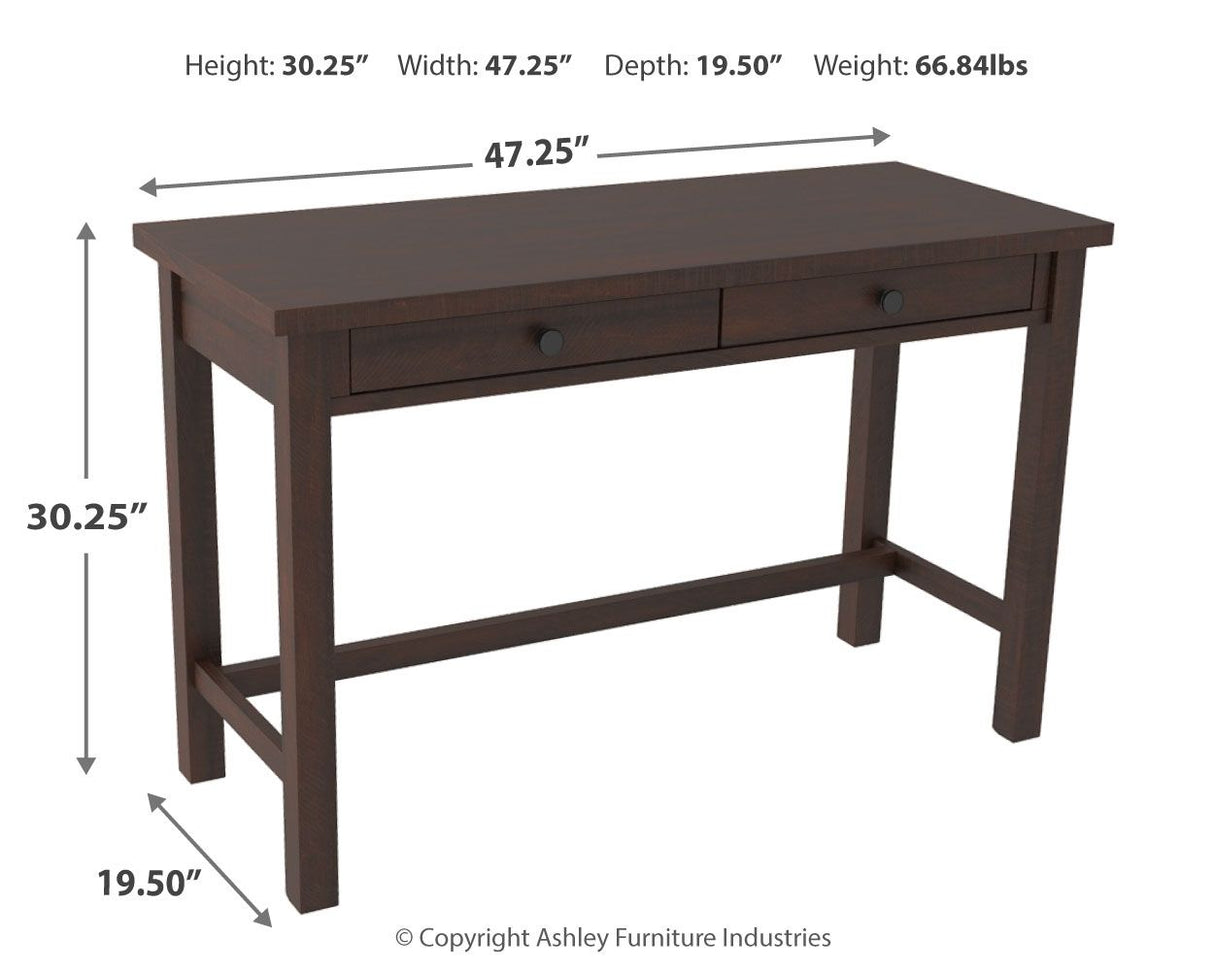 Camiburg - Warm Brown - Home Office Desk - Standalone