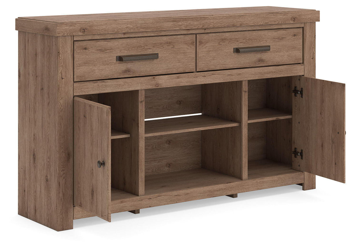 Garistyn - LG TV Stand With Fireplace Option