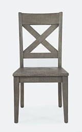 Outer Banks - X Back Chair (Set of 2) - Driftwood Gray
