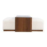Hudson - Sliding Ottoman W Caster Wheels And Table Top