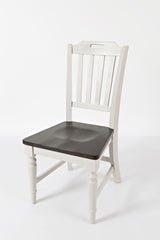Orchard Park - Slatback Chair (Set of 2) - Soft Gray / Dark Brown
