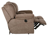 Reyes - Power Lay Flat Reclining Console Loveseat With Storage & Cupholders