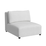 Zandara - 5 Piece Modular Set Sectional With Ottoman - Beige