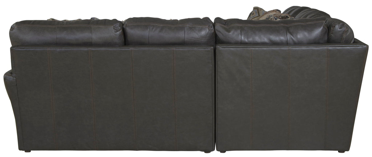 Denali - Italian Leather Match Sectional