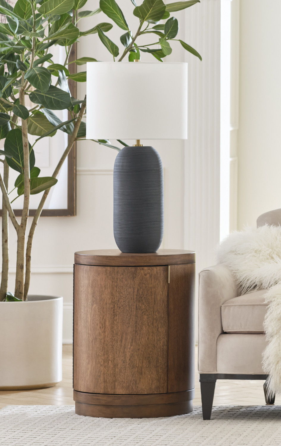 Round Chairside Table