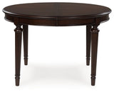 Lavinton - 8 Pc. - Dining Room Extension Table, 6 Side Chairs, Server - Brown