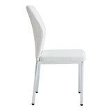 Luxury Simple High Resilience Dining Chair With Metal Legs