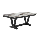 Panda - Dining Table And Trestle Base - Black
