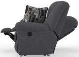 Trifecta - Dual Rocking Reclining Loveseat - Smoke