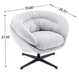 Modern Chenille Office Chair With 360 Degree Swivel