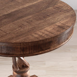 Global Archive - Gwen Pedestal Table - Brown