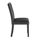 Olga - Dining Chair Set (Set of 2) - Charcoal Black