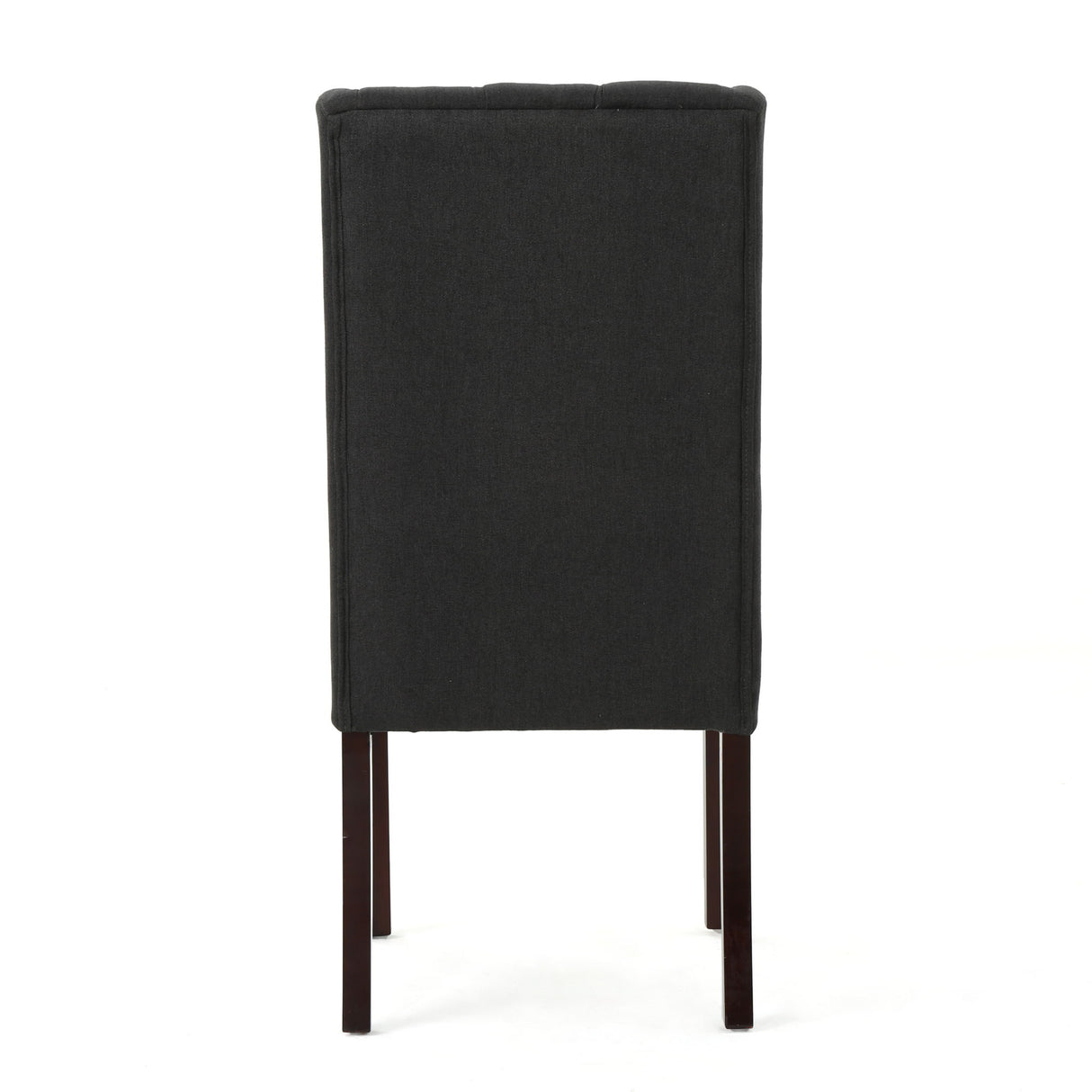 Sophisticated Tufted Dining Chair With High Back Design