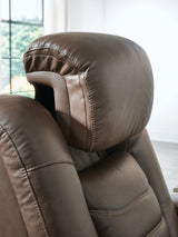 High Impact - Tobacco - Power Recliner / Adj Headrest