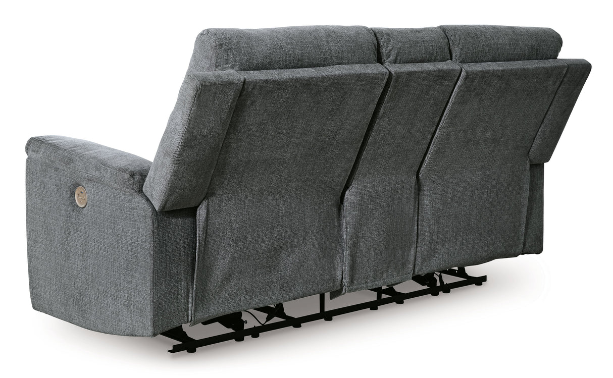 Barnsana - Dbl Power Reclining Loveseat With Console