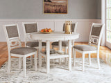 Erinberg - Antique White - Dining Room Table Set (Set of 5)