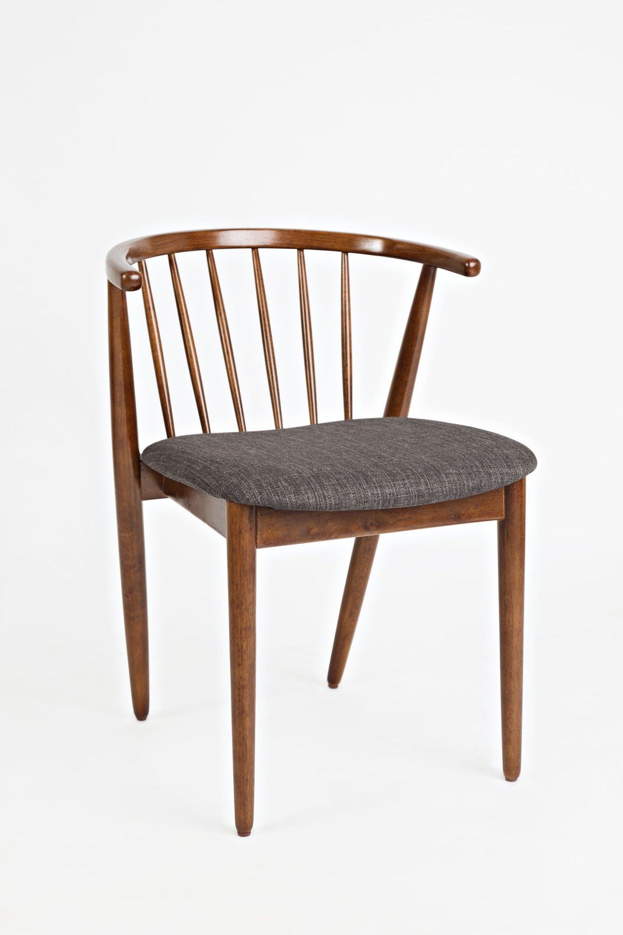 Copenhagen - Denmark Side Chair (Set of 2) - Brown With Gray Upholstery