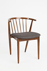 Copenhagen - Denmark Side Chair (Set of 2) - Brown With Gray Upholstery