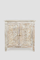 Global Archive - Chloe Accent Chest - Weathered White - Distressed White