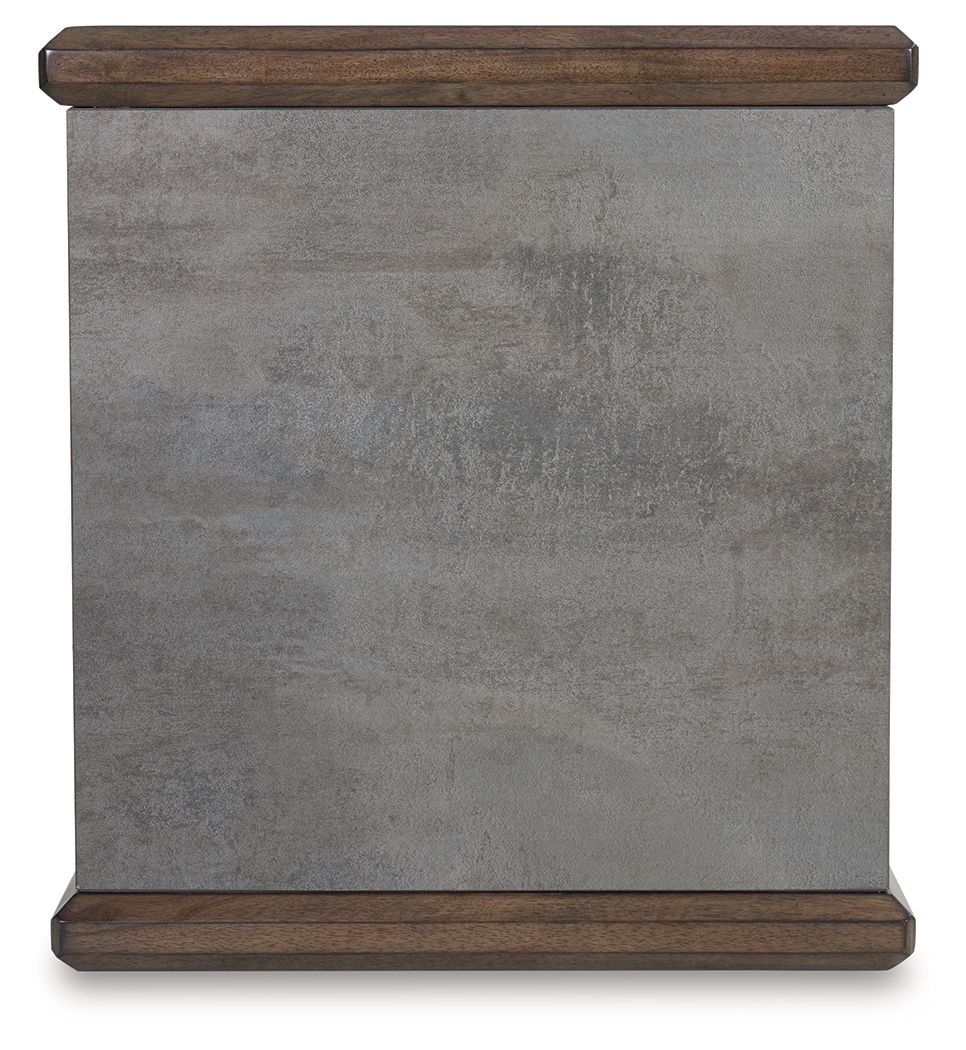 Kallenny - Brown / Gray - Rectangular End Table