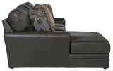 Denali - Italian Leather Match Sectional