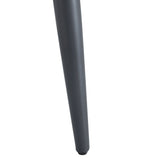 Industrial Inspired Indoor Dining Chair With Metal Legs And Birch (Set of 2) - Black / Natural