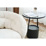 Modern Chenille Office Chair With 360 Degree Swivel