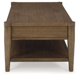 Roanhowe - Rectangular Cocktail Table - Brown