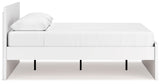 Onita - White - Queen Panel Platform Bed