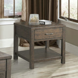 Jax - End Table - Dark Walnut