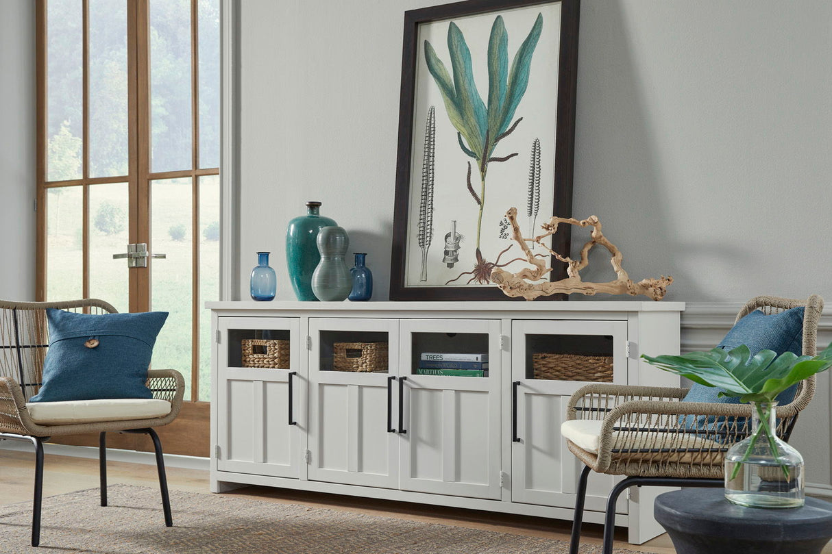 78" Console w/ 4 Doors