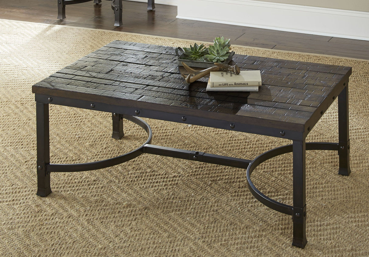 Ambrose - 3 Piece Table Set - Brown