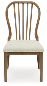 Sturlayne - Dining Upholstered Side Chair (Set of 2) - Spindleback - Brown