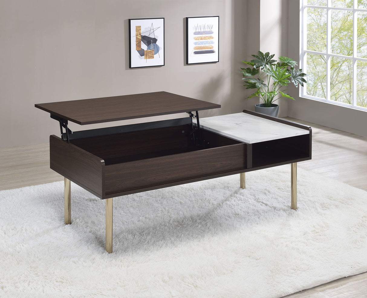 Carrie - Lift-Top Coffee Table - Brown
