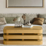 Brix Rectangular Cocktail Table w/Casters