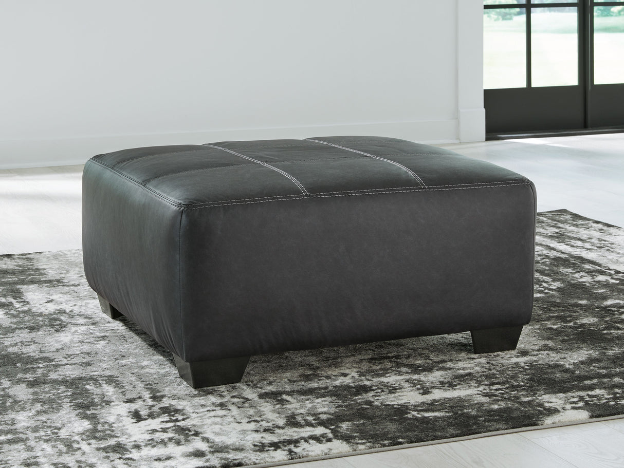 Brixley Pier - Graphite - Oversized Accent Ottoman