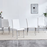 Elegant Upholstered Chairs & Metal Legs