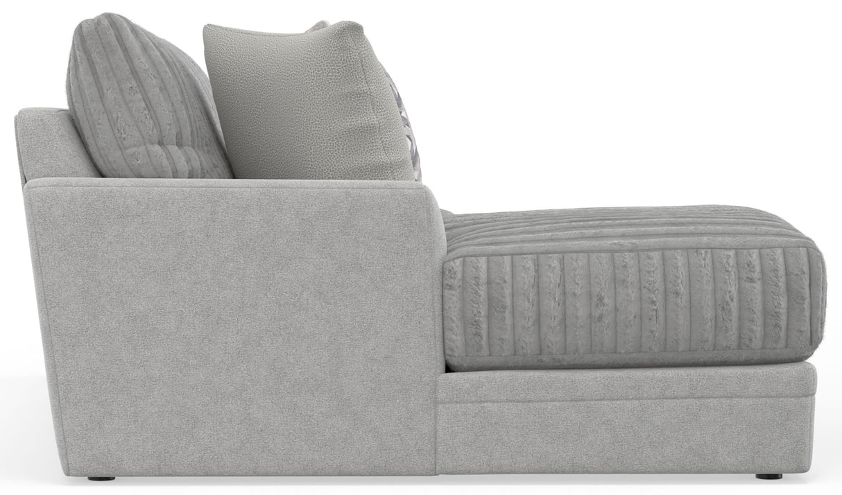 Titan - 2 Piece Sofa Chaise With Comfort Coil Seating (Left Side Facing Chaise) - Moonstruck