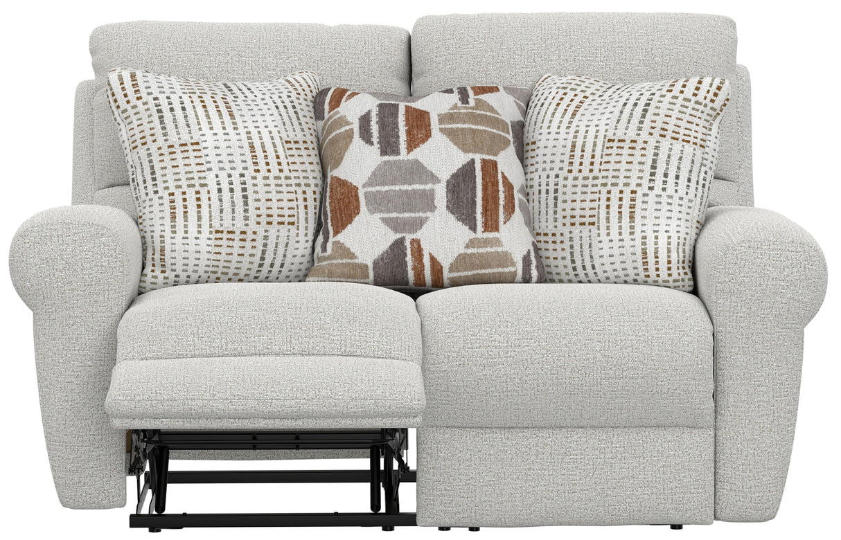 Kellen - Lay Flat Reclining Loveseat - Ecru