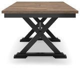 Wildenauer - Rectangular Dining Extension Table - Brown / Black
