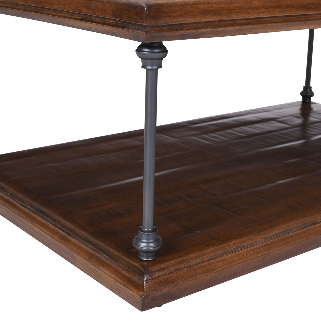 Larson - Coffee Table - Distressed Brown