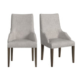 Yellowstone - Dining Host Chair (Set of 2) - Medium Brown