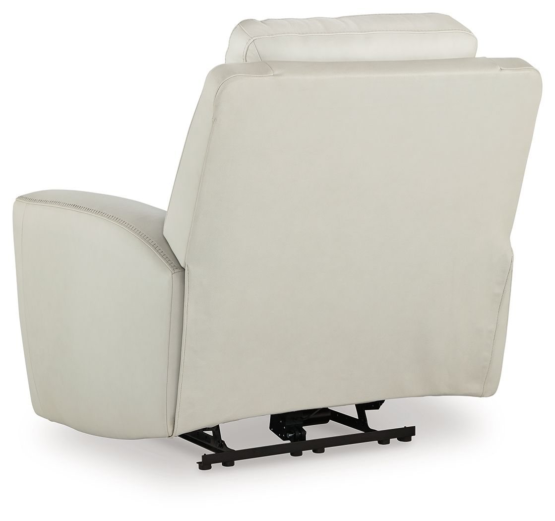 Mindanao - 3 Pc. - Power Reclining Sofa, Power Reclining Loveseat With Console, Power Recliner - Coconut